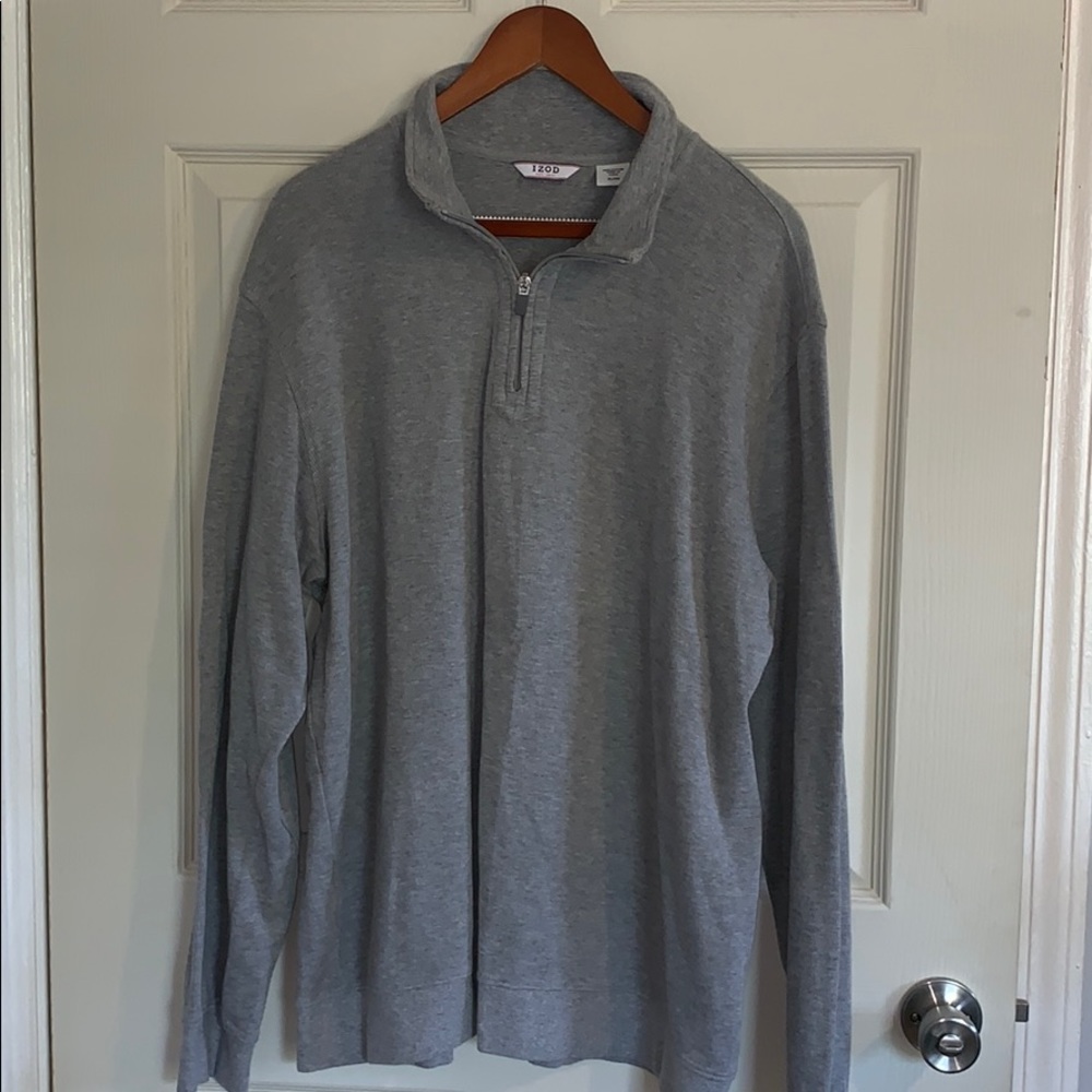 Izod Half Zip Grey Pullover
